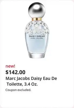 JC Penney Marc Jacobs Daisy Eau De Toilette, 3.4 Oz offer