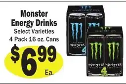 Sellers Bros Monster Energy Drinks offer