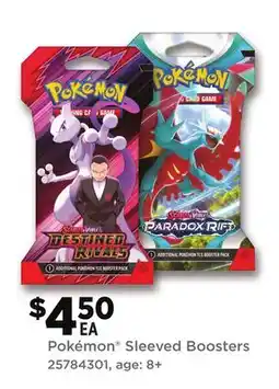 Dollar General Pokémon Sleeved Boosters offer
