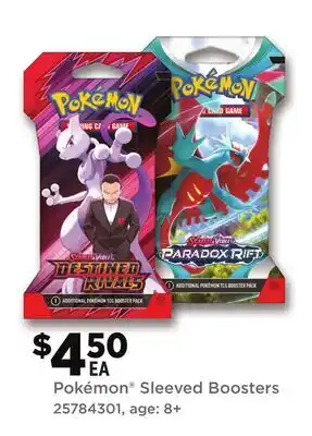 Dollar General Pokémon Sleeved Boosters offer