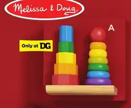 Dollar General Melissa & Doug Stacking Towers offer