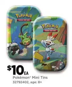Dollar General Pokémon Mini Tins offer