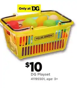 Dollar General DG Playset offer