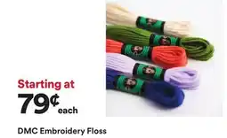 Michaels DMC Embroidery Floss offer
