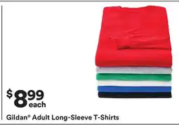 Michaels Gildan Adult Long-Sleeve T-Shirts offer