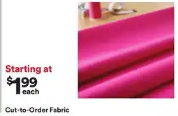 Michaels Cut-to-Order Fabric offer