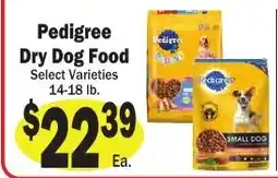 Sellers Bros Pedigree Dry Dog Food offer