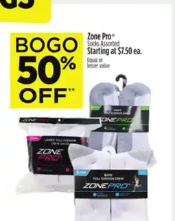 Dollar General Zone Pro Socks offer