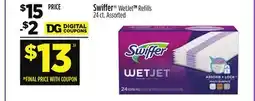 Dollar General Swiffer WetJet offer