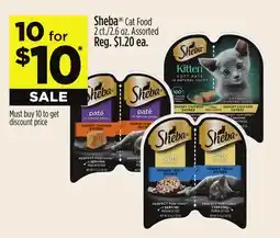 Dollar General Sheba Cat Food offer