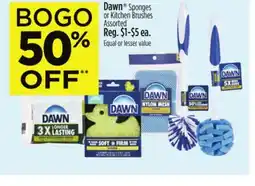 Dollar General Dawn Sponges or Kitchen Brushes offer