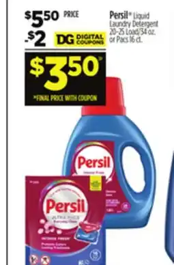 Dollar General Persil Liquid Laundry Detergent offer