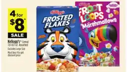 Dollar General Kellogg's Cereal offer