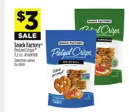 Dollar General Snack Factory Pretzel Crisps offer