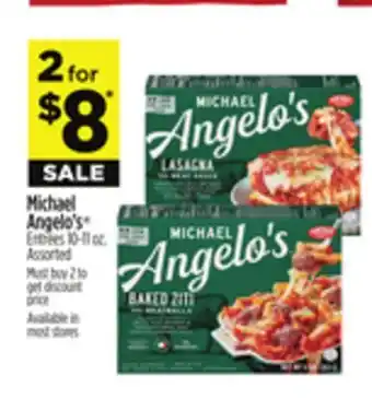 Dollar General Michael Angelo's Entrées offer