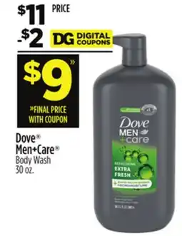 Dollar General Dove Men + Care Body Wash offer