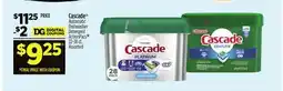 Dollar General Cascade Automatic Dishwasher Detergent offer