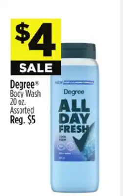 Dollar General Degree Body Wash offer