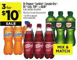 Dollar General Dr Pepper , Sunkist , Canada Dry , RC Cola, 7UP or A & W offer