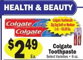 Sellers Bros Colgate Toothpaste offer