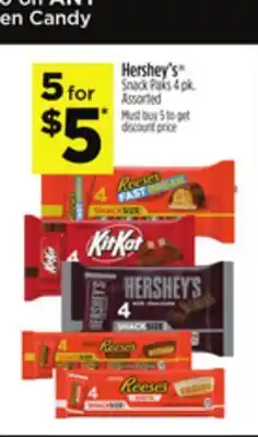 Dollar General Hershey's Snack Paks offer