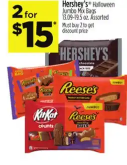Dollar General Hershey's Halloween Jumbo Mix Bags offer