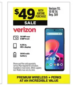 Dollar General Verizon TCL 50 XE 5G offer