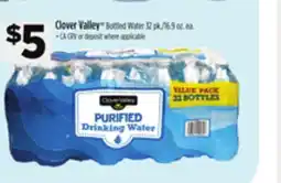Dollar General Clover Valley Bottled Water offer