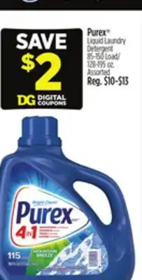 Dollar General Purex Liquid Laundry Detergent offer