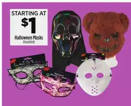 Dollar General Halloween Masks offer