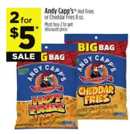 Dollar General Andy Capp's Hot Fries or Cheddar Fries offer