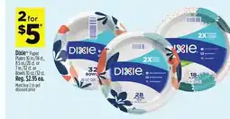 Dollar General Dixie Paper Plates or Bowls offer