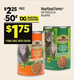 Dollar General Heartland Farms Cat Food offer