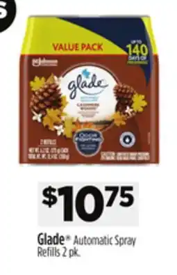 Dollar General Glade Automatic Spray Refi lls offer