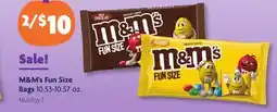 Family Dollar M&M's Fun Size Bags offer