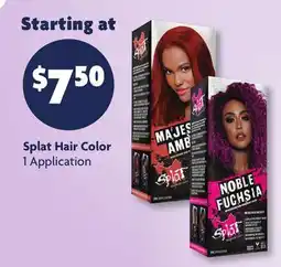 Family Dollar Splat Hair Color offer