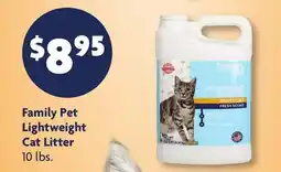 Family Dollar Family Pet Lightweight Cat Litter offer