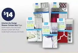 Family Dollar Interiors by Design Shower Curtain Sets offer
