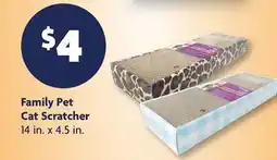 Family Dollar Family Pet Cat Scratcher offer
