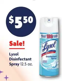 Family Dollar Lysol Disinfectant Spray offer