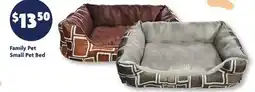 Family Dollar Family Pet Small Pet Bed offer