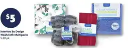 Family Dollar Interiors by Design Washcloth Multipacks offer