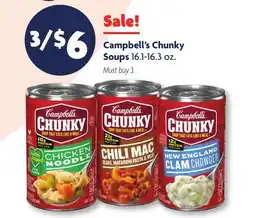 Family Dollar Campbell's Chunky Soups offer