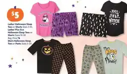 Family Dollar Ladies' Halloween Sleep Tees or Shorts offer