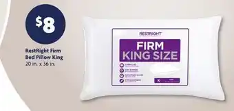 Family Dollar RestRight Firm Bed Pillow King offer