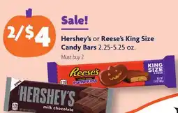 Family Dollar Hershey's or Reese's King Size Candy Bars offer