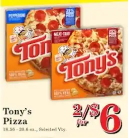 Harvest Foods Tony's Pizza offer