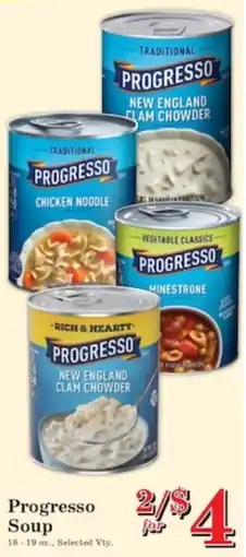 Harvest Foods Progresso Soup offer