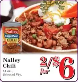 Harvest Foods Nalley Chili offer
