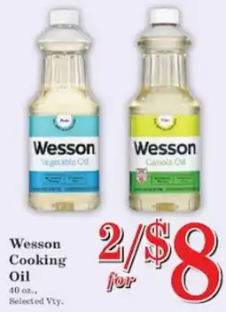 Harvest Foods Wesson Cooking Oil offer
